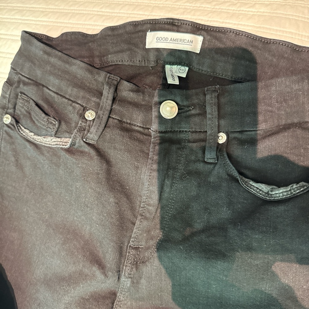 Good American Charcoal Womens Jeans
